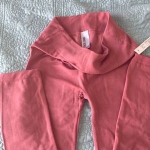 NWT True Rock Pink fleece lined leggings size free